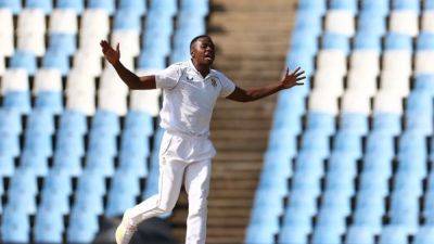 Kagiso Rabada - Gerald Coetzee - Shukri Conrad - S Africa hope to unleash full pace attack on India in first Test - channelnewsasia.com - South Africa - India