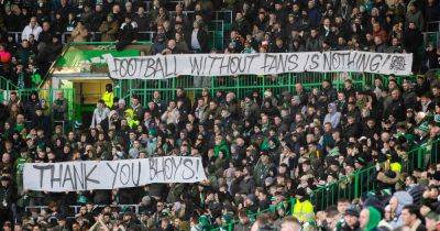 Green Brigade in defiant Celtic message as returning ultras unfurl banner with loaded Jock Stein quote