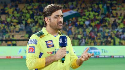 Daryl Mitchell - Will IPL 2024 Be MS Dhoni's Last Season? CSK CEO Kasi Viswanathan Says "He Will..." - sports.ndtv.com - New Zealand - India