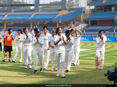 Smriti Mandhana - Deepti Sharma - India Women Record Maiden Test Win Over Australia Women, Register 8-Wicket Victory In One-Off Game - sports.ndtv.com - Australia - India
