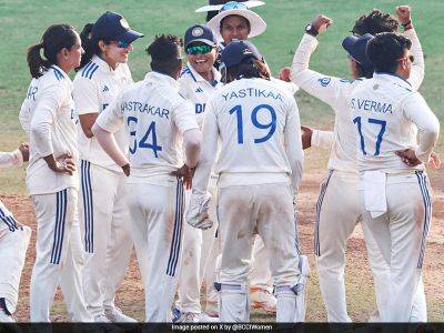 Harmanpreet Kaur - India vs Australia, Women's One-Off Test, Day 4 Highlights: Sneh Rana Shines As India Register Historic 8-Wicket Win - sports.ndtv.com - Australia - India