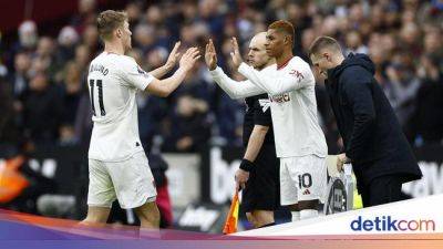 Marcus Rashford - Ham United - Rasmus Hojlund - Rasmus Hojlund Menuju 1.000 Menit Tanpa Gol di Liga Inggris - sport.detik.com - Denmark