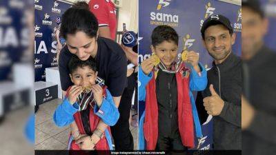 Sania Mirza, Shoaib Malik Celebrate Son's Swimming Competition Feat. Pics Viral - sports.ndtv.com - India - Pakistan