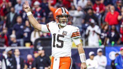 Aaron Rodgers - Matthew Stafford - Deshaun Watson - Zach Wilson - Joe Flacco - Brock Purdy - Joe Flacco happy to be with Browns after parting with Jets - ESPN - espn.com - New York - county Brown - county Cleveland - state Ohio