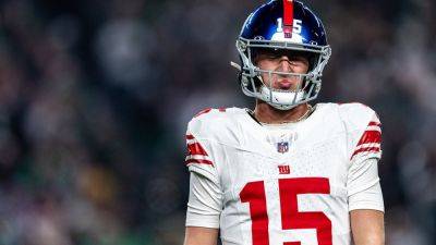 Giants demote Tommy DeVito to backup role after getting benched on Christmas