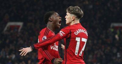 Alejandro Garnacho sums up Kobbie Mainoo in three-word verdict after Manchester United win