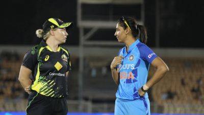 Annabel Sutherland - Ashleigh Gardner - Harmanpreet Kaur - India Women vs Australia Women 1st ODI Live Score Updates - sports.ndtv.com - Australia - India