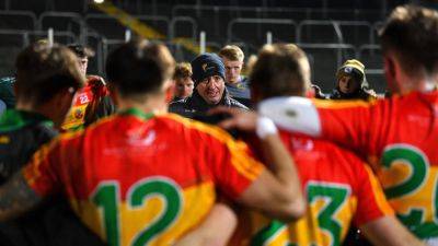 Niall Carew takes heart from Carlow support and Tailteann Cup