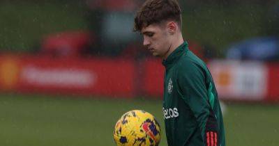Travis Binnion - Rasmus Hojlund - Five things spotted in Manchester United training including 16-year-old Jack Fletcher - manchestereveningnews.co.uk