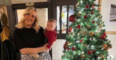 Gogglebox star Ellie Warner flooded with same question over Christmas snaps with baby son and rarely seen boyfriend