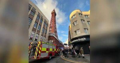 Blackpool Tower fire: Witnesses report 'chaos' as people evacuated and streets cordoned off