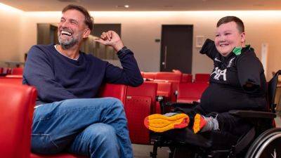 Liverpool fan 'on a high' after meeting football club stars