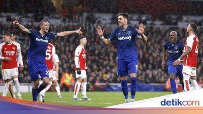 Tomas Soucek - West Ham United - Liga Inggris - 7 Fakta Kekalahan Arsenal dari West Ham United - sport.detik.com