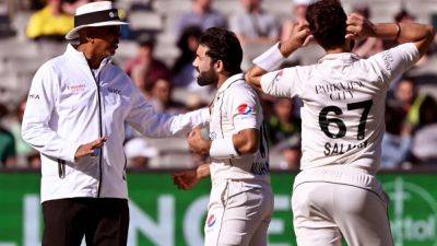 Pat Cummins - Mohammad Rizwan - Watch: Mohammad Rizwan Fumes As 'Wristband' Costs Him His Wicket In Boxing Day Test - sports.ndtv.com - Australia - Pakistan