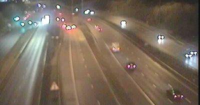 LIVE: M60 traffic updates as lanes shut following crash