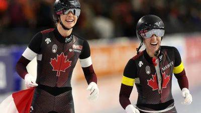 Canadian speed skaters collect women's team sprint bronze in World Cup action