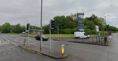 Woman pedestrian seriously injured after being hit by a van