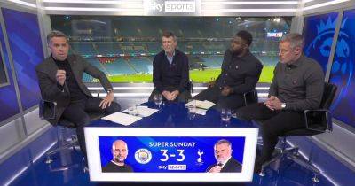 'A poor call' - Roy Keane and Micah Richards blast ref Simon Hooper for Man City vs Tottenham decision