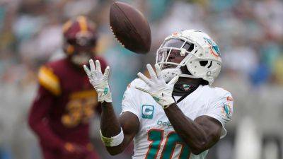 Dolphins' Tyreek Hill has NFL record in sights with big game against Commanders