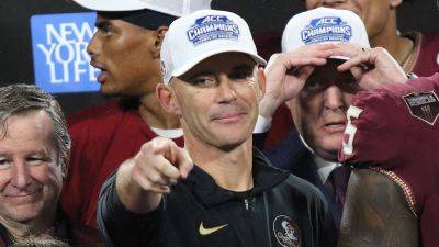Florida State's Mike Norvell eviscerates CFP officials after snub: 'Disgusted and infuriated' - foxnews.com - Georgia - state North Carolina - state Alabama