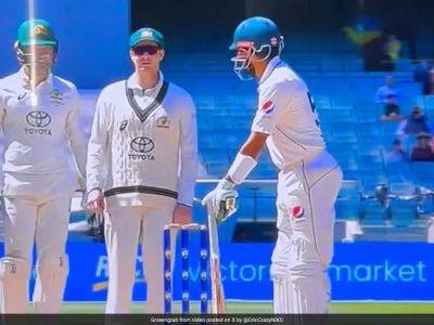 Pat Cummins - Mitchell Starc - Steve Smith - Josh Hazlewood - Babar Azam - Steven Smith - Shan Masood - Watch: Steve Smith Forced To Fold Hands In Epic Banter With Babar Azam In Boxing Day Test - sports.ndtv.com - Australia - Pakistan - county Hand
