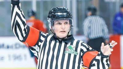 P.E.I. 'pioneer' makes history officiating in Maritime Junior Hockey League