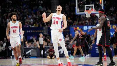 Pistons beat Raptors to snap NBA record-tying losing streak at 28 games