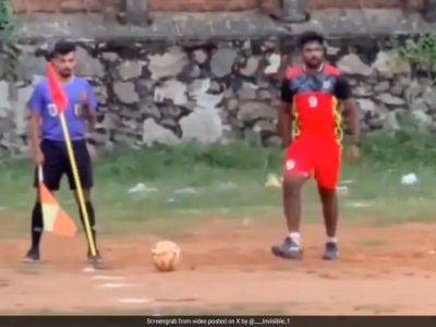 Sanju Samson Swaps Cricket Bat With Football Boots. Video Takes Internet By Storm