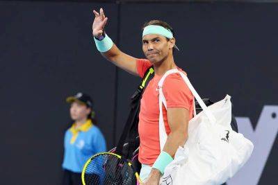 Rafael Nadal - Dominic Thiem - Atp Tour - Rafael Nadal returns to court but admits 'high percentage' 2024 will be final season - thenationalnews.com - Australia