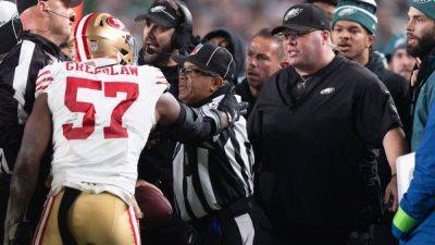 49ers' Dre Greenlaw, Eagles security head ejected after scuffle - ESPN