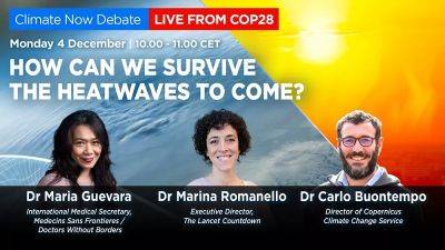 Live. Climate Now: How can we survive the heatwaves to come?