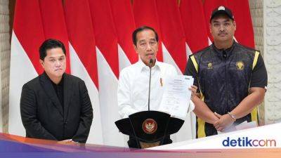 Joko Widodo - Erick Thohir - Kata Jokowi soal RI Calonkan Diri Jadi Tuan Rumah Piala Dunia U-20 2025 - sport.detik.com - Indonesia