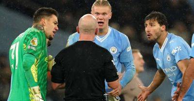 Jack Grealish - Bernardo Silva - Emerson Royal - Erling Haaland - Tottenham Hotspur - Manchester City charged by FA after players surround referee against Spurs - breakingnews.ie - Portugal - Norway