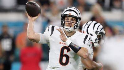 Trevor Lawrence - Calvin Ridley - Rookie Jake Browning leads Bengals to overtime upset against Jaguars on the road - foxnews.com