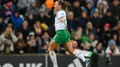 Katie Maccabe - Louise Quinn - Lucy Quinn - Kyra Carusa - Heather Payne - Eileen Gleeson - Katie McCabe eyes 'bigger stages' after Belfast rout - rte.ie - Ireland - county Green - county Windsor - county Park