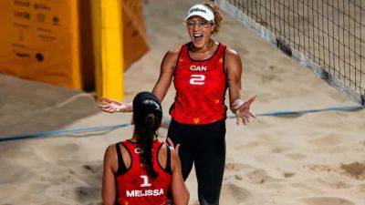 Canadian women sweep reigning beach volleyball world champions in BPT Finals opener - cbc.ca - Qatar - Germany - Brazil - Usa - Australia - Mexico - Canada - Chile - Latvia - county Park