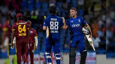 Eoin Morgan - Jos Buttler - Shai Hope - Jos Buttler Achieves Rare Feat For England With Half-Century vs West Indies - sports.ndtv.com - Britain