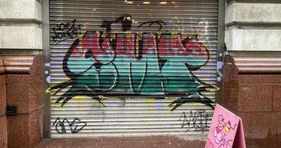 ‘Why do people think this is okay?’: Manchester cake shop sprayed with graffiti as owners share upset - manchestereveningnews.co.uk - Britain - county Riverside - Instagram