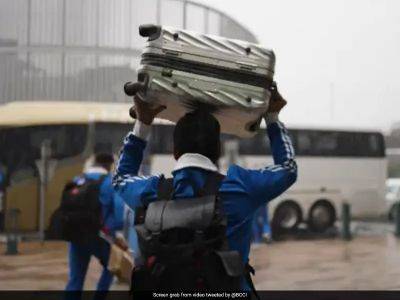 Watch: Indian Cricket Team Stars Use Trolleys As Umbrellas Upon Arrival In South Africa