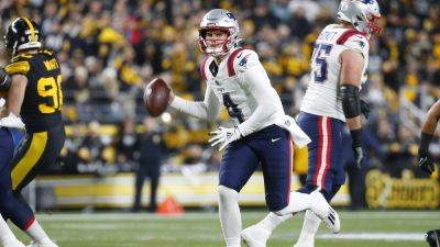 Bailey Zappe - Pittsburgh Steelers - Ezekiel Elliott - Mitch Trubisky - New England Patriots snap five-game slide with win over Pittsburgh Steelers - rte.ie - Usa - Los Angeles - county Elliott