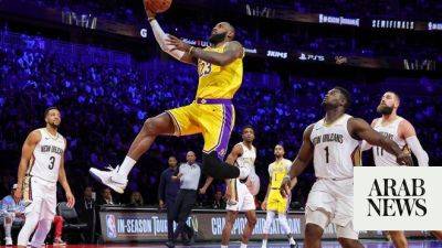 James fuels Lakers to set up NBA Cup final showdown with Pacers