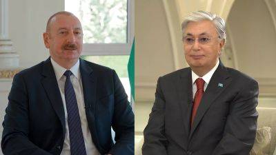 Presidents of Azerbaijan and Kazakhstan share their views on economic strategy and geopolitics - euronews.com - Russia - Kazakhstan - Afghanistan - Azerbaijan - Armenia