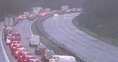 M4 crash causes long delays