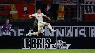 Paris St Germain - Benjamin Bourigeaud - Monaco move into second place with win at Rennes - channelnewsasia.com - Brazil - Monaco