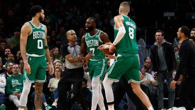 Celtics’ Jaylen Brown calls out ‘overemotional ref’ following first career ejection