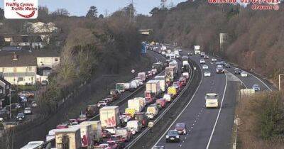 M4 crash near Swansea: Live updates as traffic queues for six miles