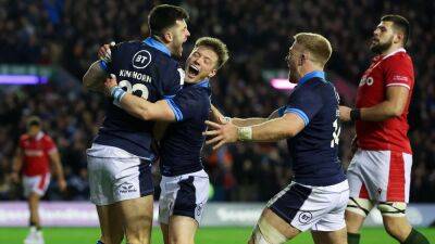 Scotland lay down marker by overwhelming Wales