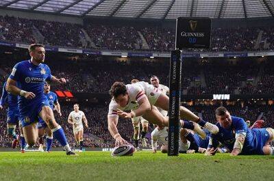 Owen Farrell - Ollie Chessum - Jamie George - Alex Mitchell - Steve Borthwick - Tommaso Menoncello - Jack Willis - Henry Arundell - Ollie Lawrence - England beat Italy to give Borthwick first win as coach - news24.com - France - Italy - Scotland - London