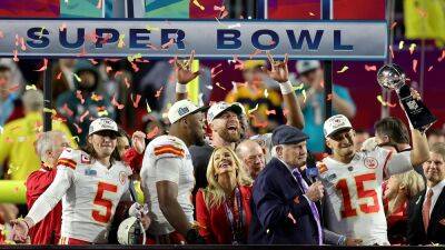 Patrick Mahomes - Travis Kelce - James Bradberry - Mahomes inspires Chiefs to comeback Super Bowl win over Eagles - rte.ie - Usa - county Eagle - state Arizona - county Harrison -  Kansas City