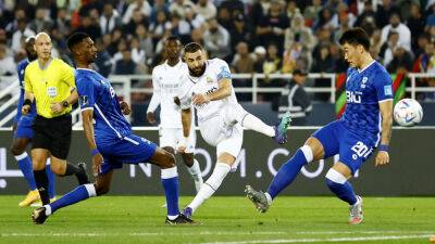 Carlo Ancelotti - Thibaut Courtois - Karim Benzema - Andriy Lunin - Real Madrid beats Al Hilal to win record fifth Club World Cup - france24.com - Ukraine - Spain - Brazil - Morocco - Saudi Arabia